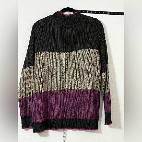 Multi-colored Chunky Oversized Sweater S/M - Picture 8 of 10